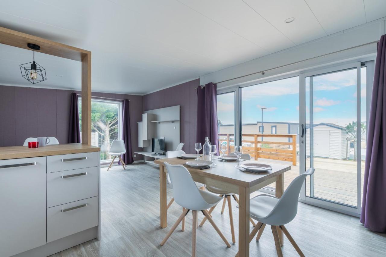 Beau Chalet Pour 4 Pers - Acces Piscine Chauffee Bretignolles-sur-Mer Bagian luar foto