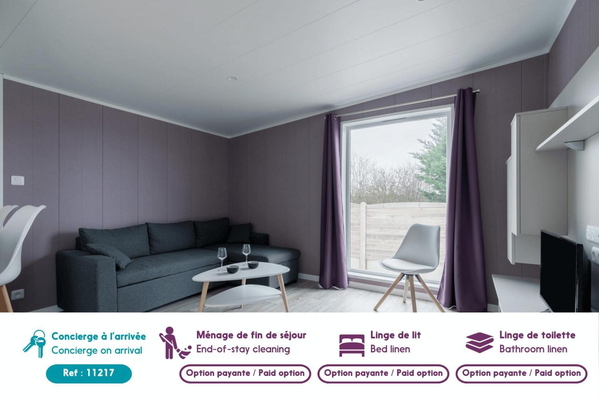 Beau Chalet Pour 4 Pers - Acces Piscine Chauffee Bretignolles-sur-Mer Bagian luar foto
