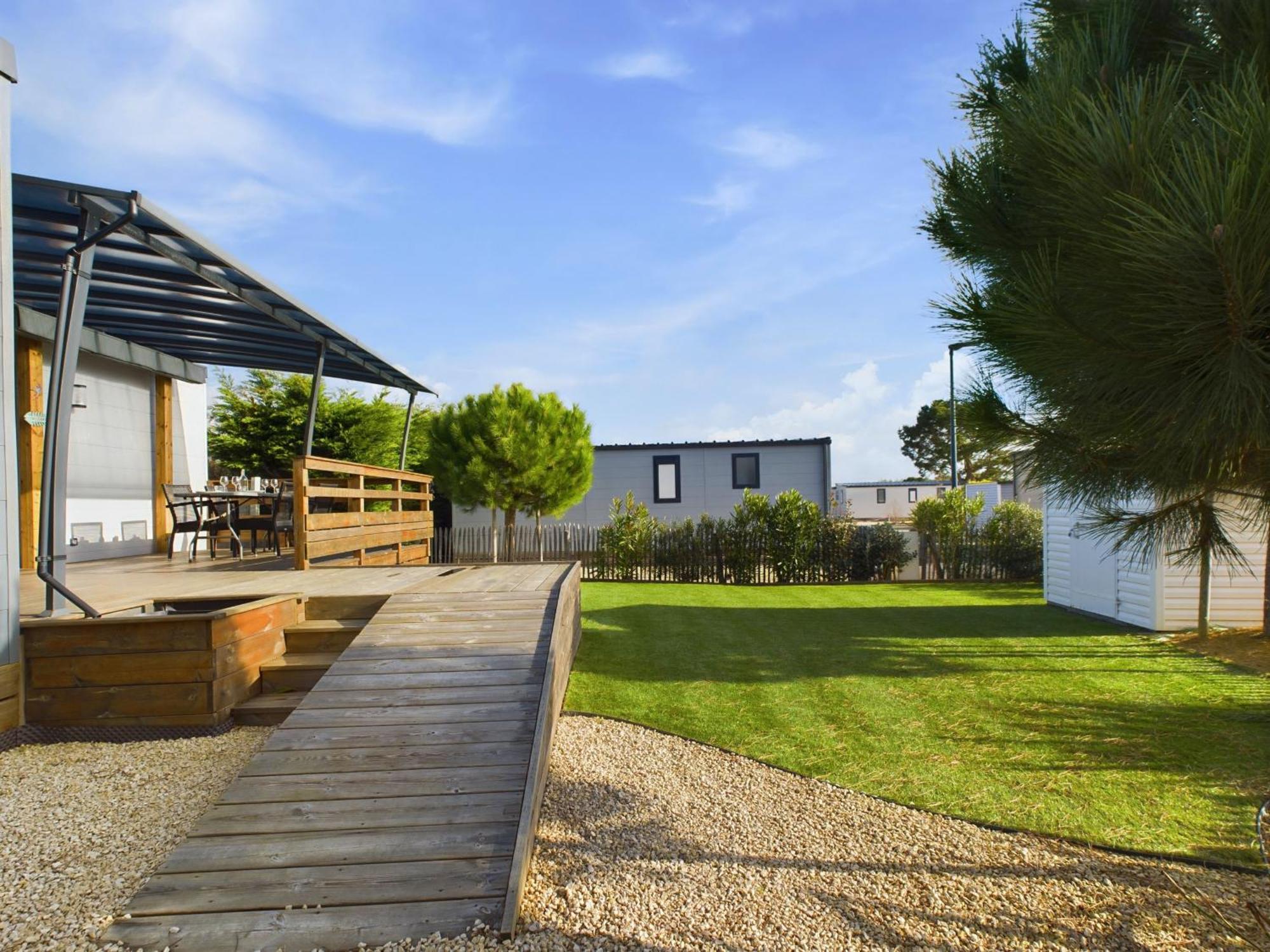 Beau Chalet Pour 4 Pers - Acces Piscine Chauffee Bretignolles-sur-Mer Bagian luar foto